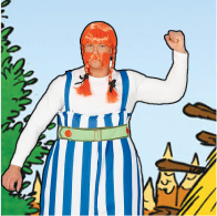 Man in Obelix outfit