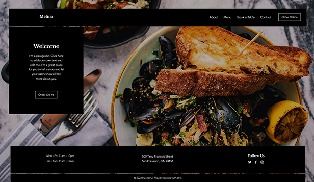 1. Restaurant website template from WIX.jpg