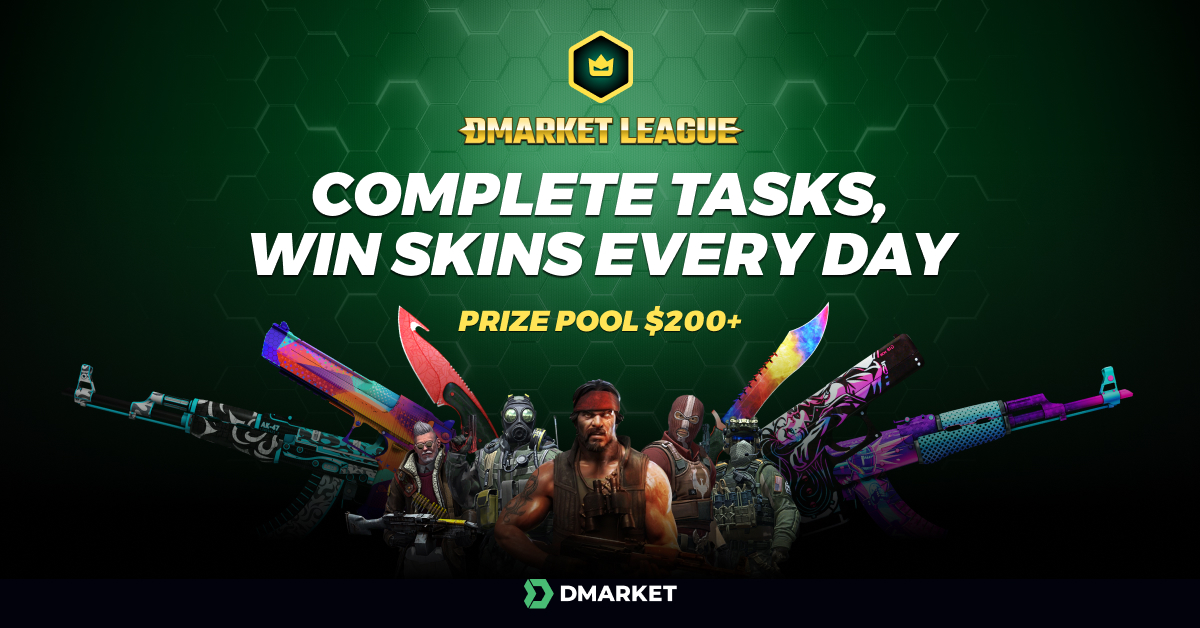DMarket League Giveaway: Win Skins Every Day!