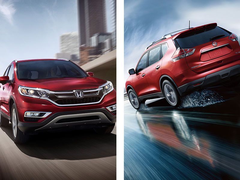 2016 Nissan Rogue vs Honda CR V 