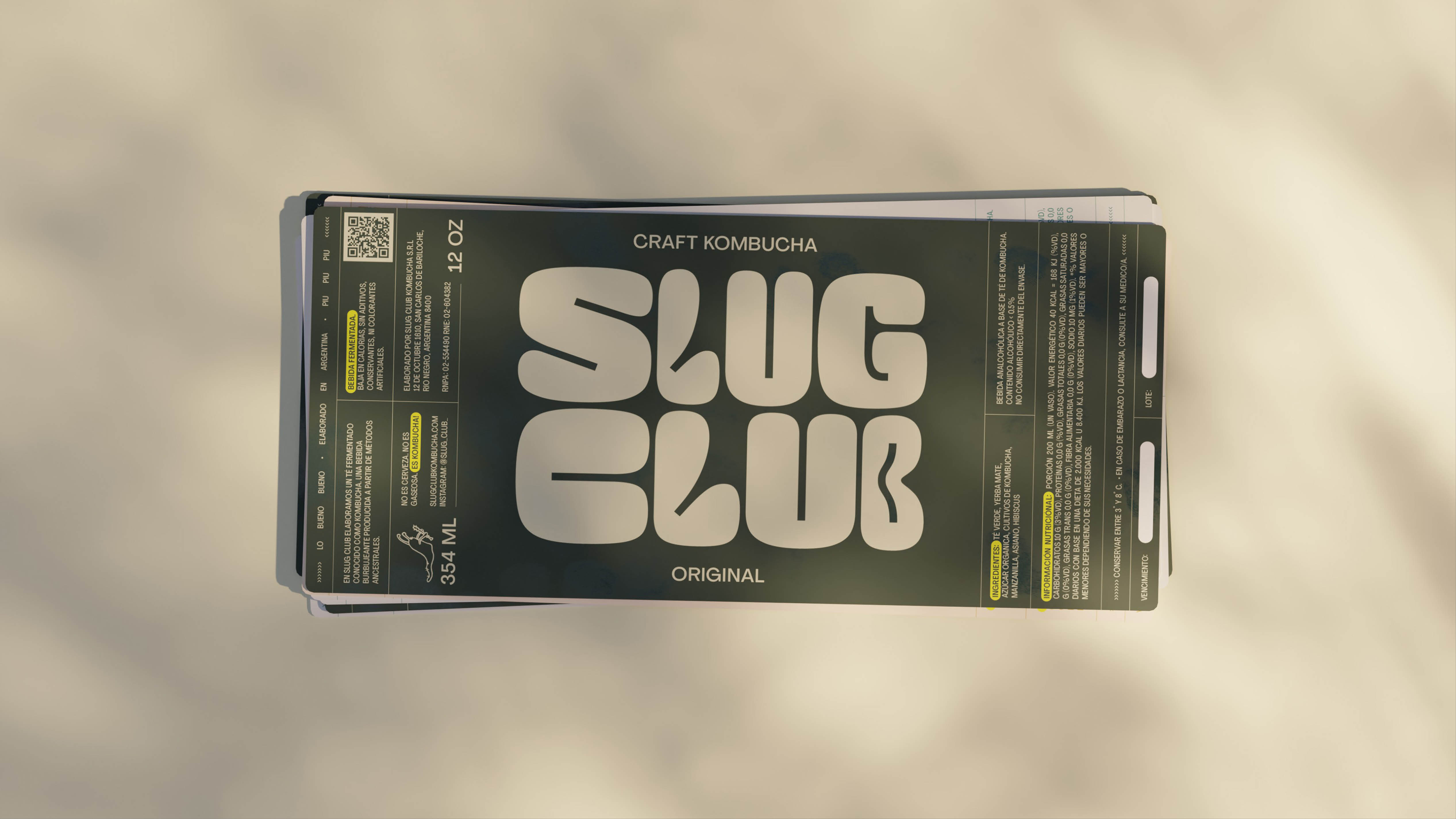 Slug Club Label Top Down Render