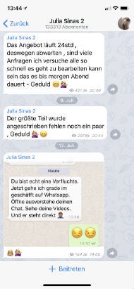 Julia Sinas Telegram 2