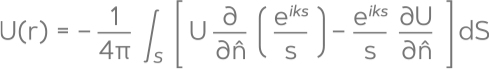 Kirchhoff Integral Theorem