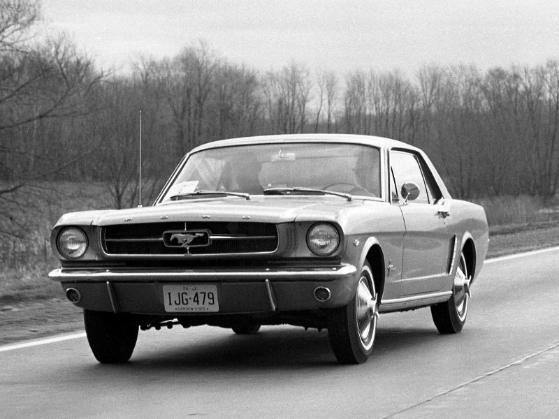 1965 Ford Mustang - Front Drivers Side Three Quarter View ・  Photo by Ford Media