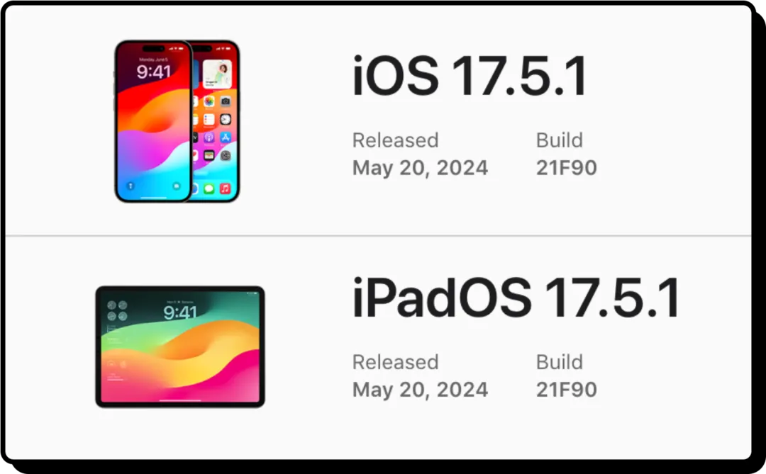 iOS 17.5.1 Release Notes : What is new in this version ?