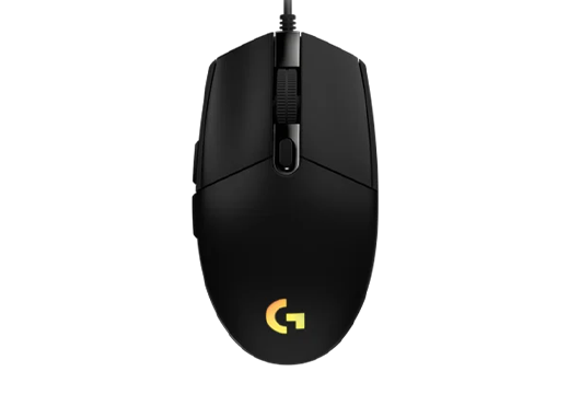 Imagem do produto Mouse Gamer com fio Logitech G203 Lightsync - Preto em Fast Shop