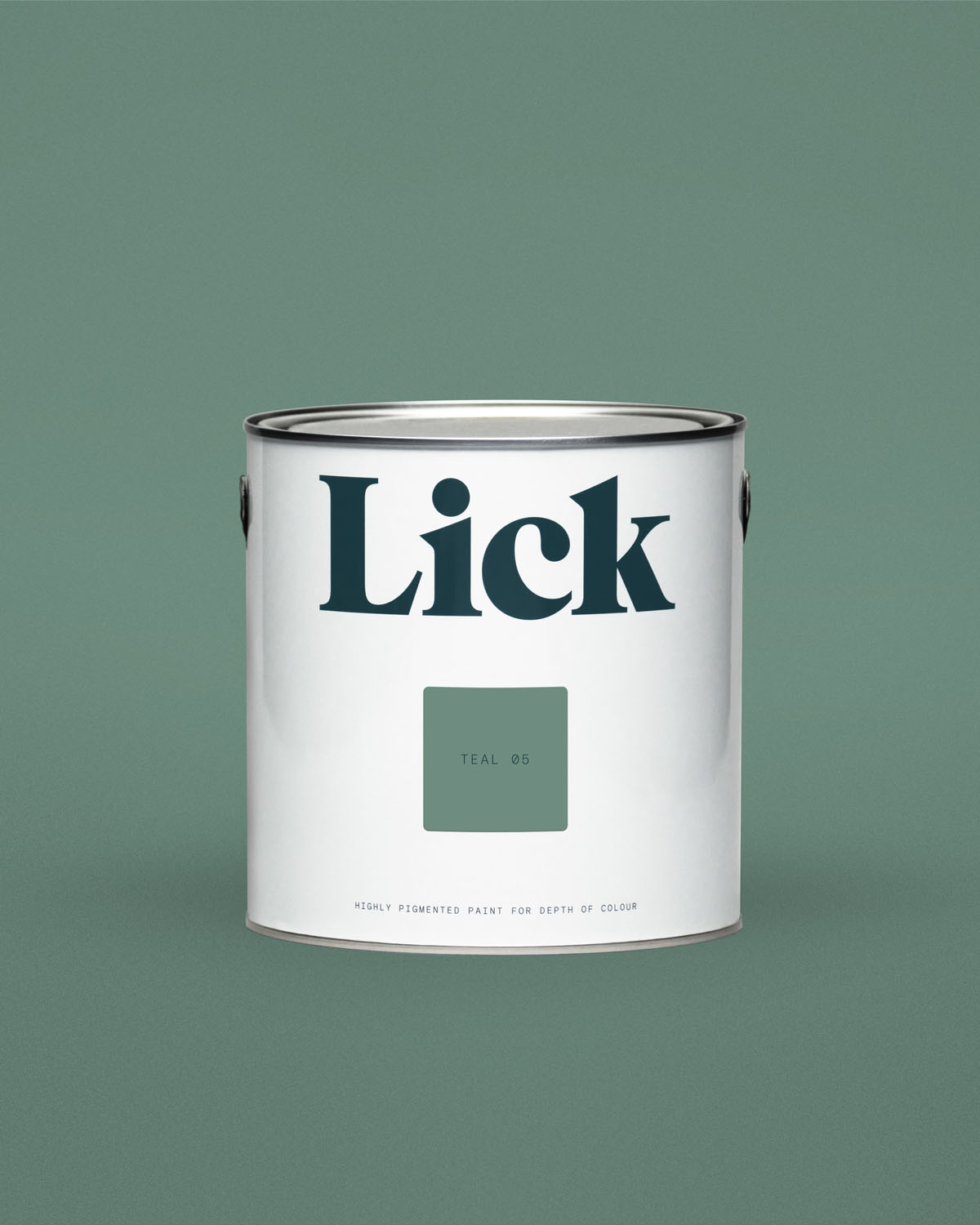 Teal 05 Warm Teal Paint Matt Emulsion Paint Lick