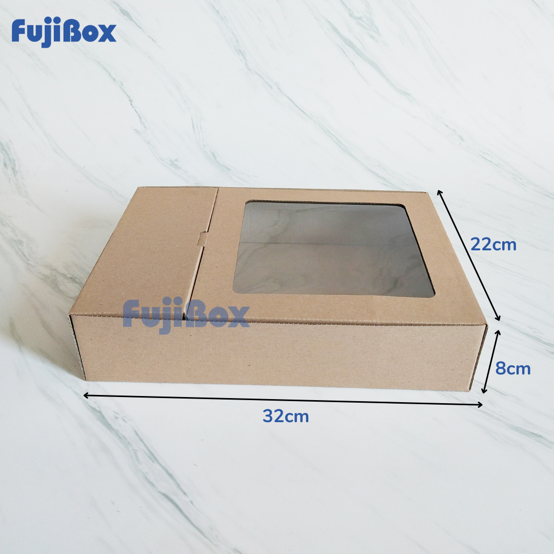 FUJIBOX DUS KARTON | CB KACA 22 x 32 x 8 | KARDUS JENDELA MIKA