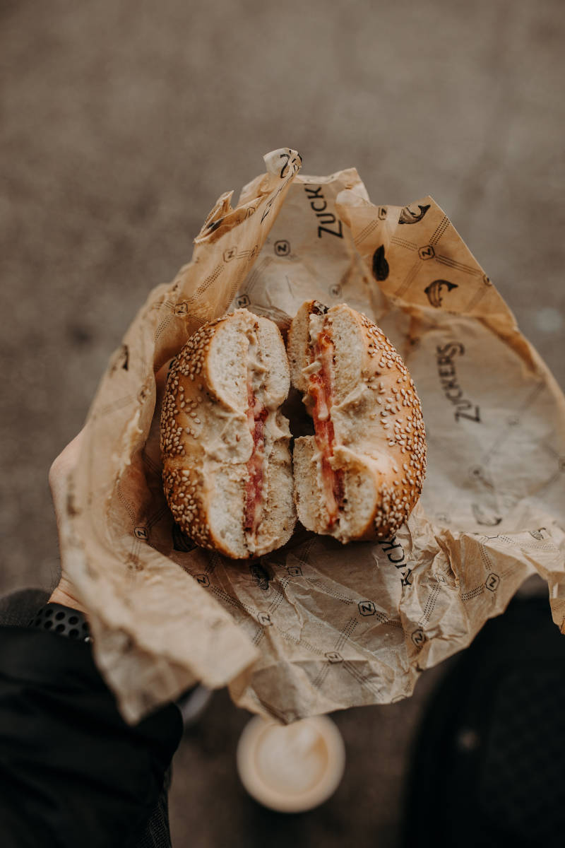 Bagel in Hand