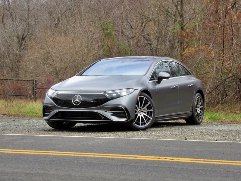 2022 Mercedes Benz EQS sedan ・  Photo by Brady Holt