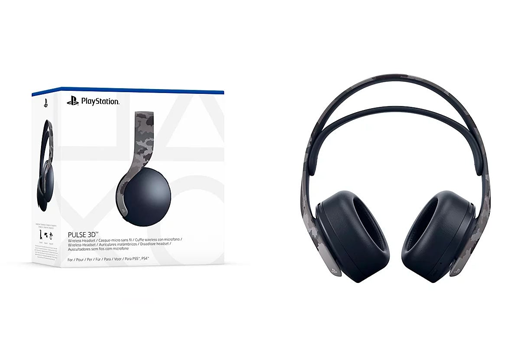 Imagem do produto Headset Pulse 3D PS5 - Cinza Camuflado em Americanas