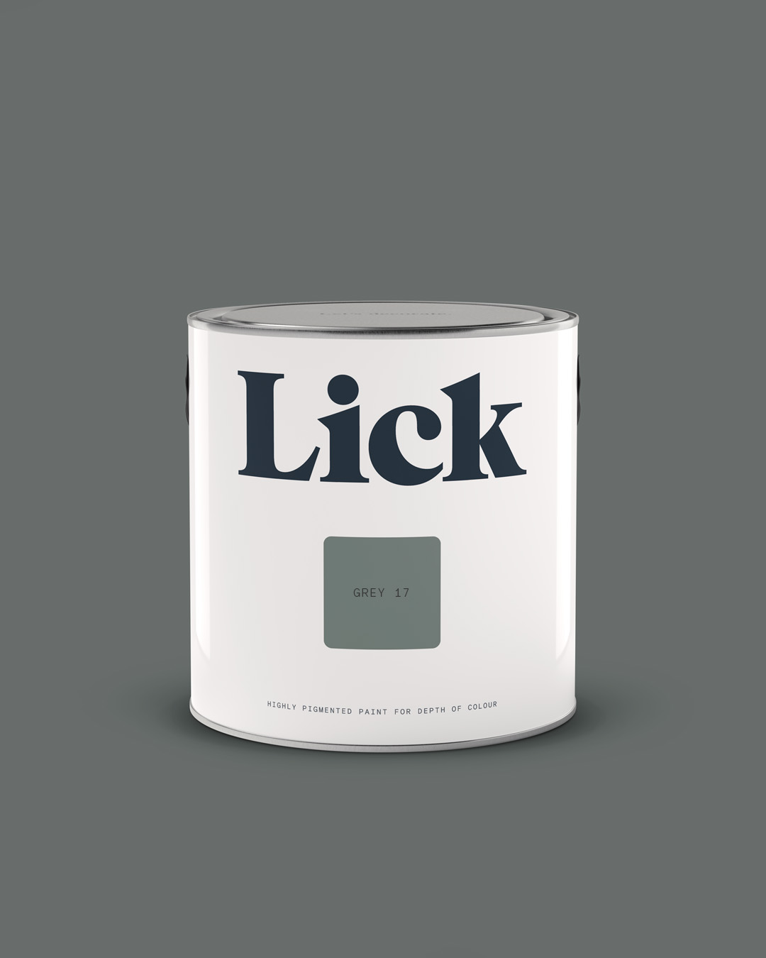 Grey 17: Dark Cool Grey - Matt Paint | Lick