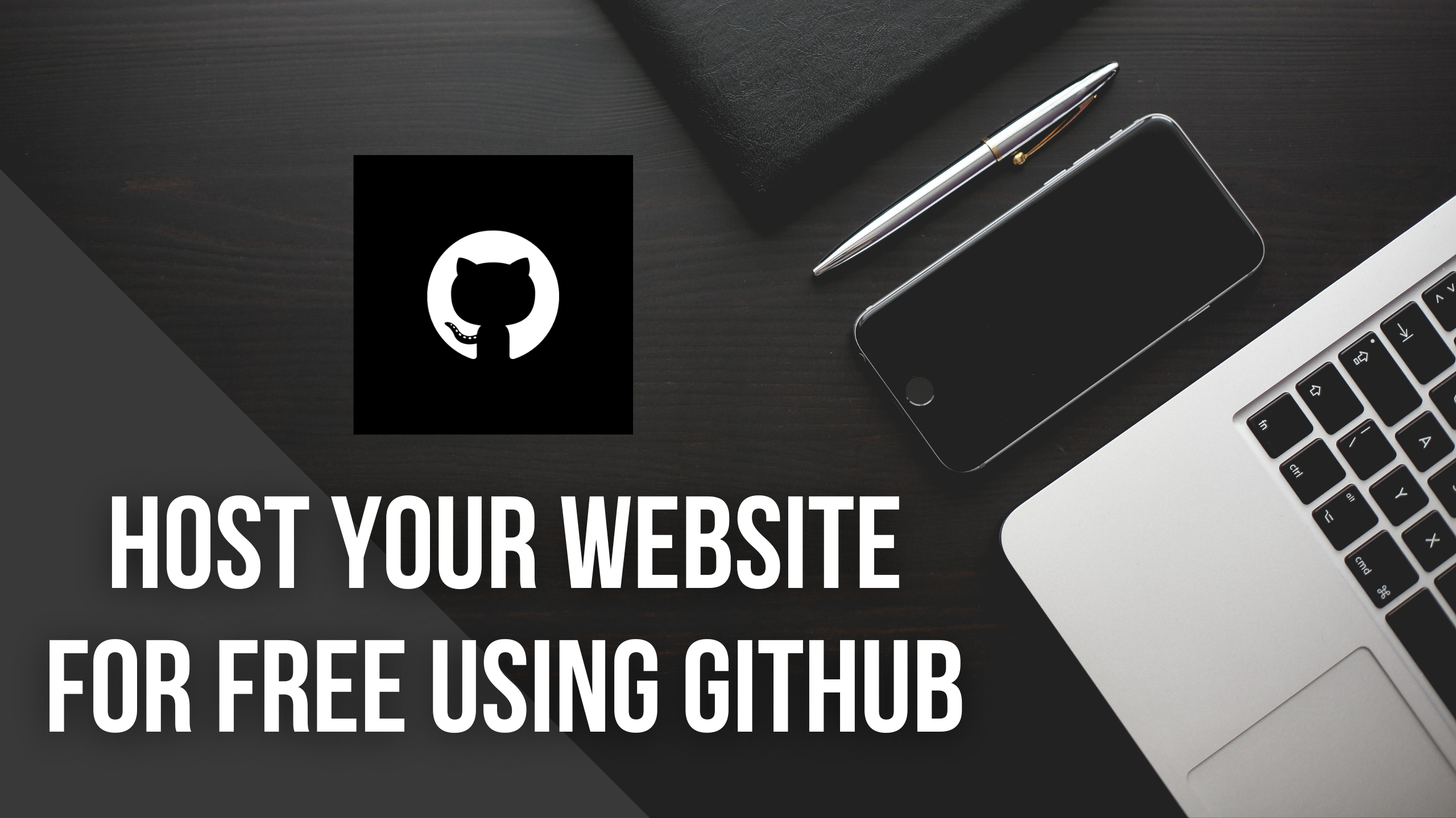 Host your static website for free using Github Pages!