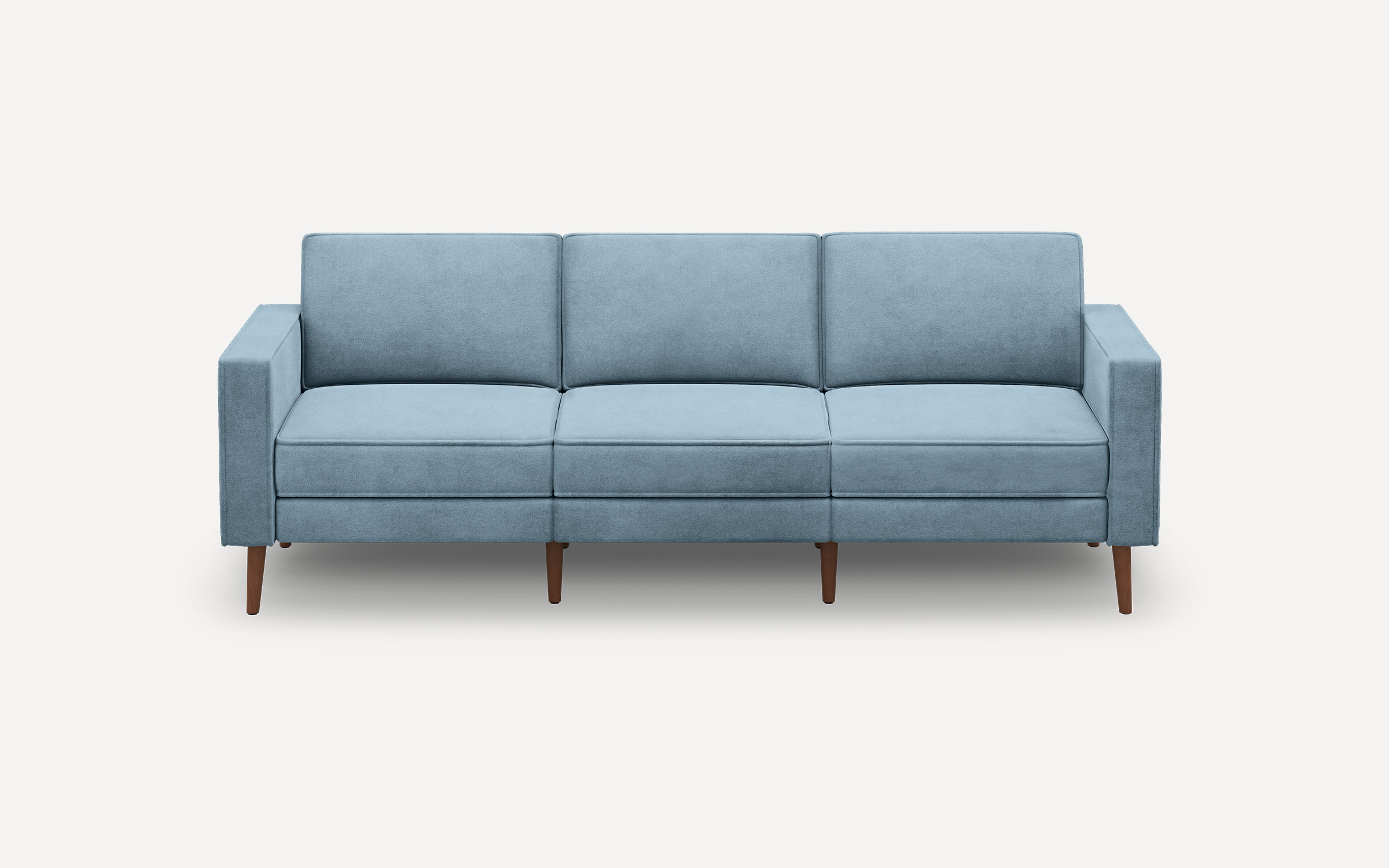 Nomad Performance Velvet Fabric King Sofa with Chaise