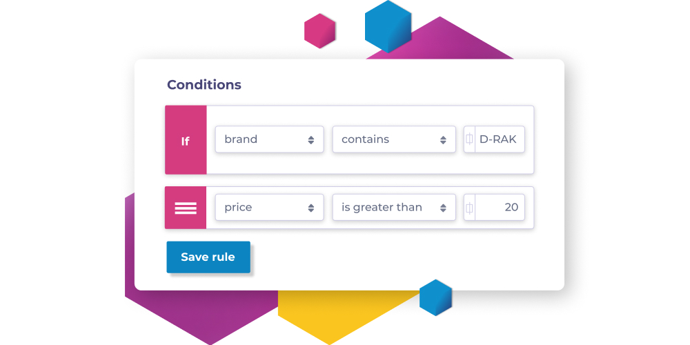 Creating specific conditions for pricing in Repricer