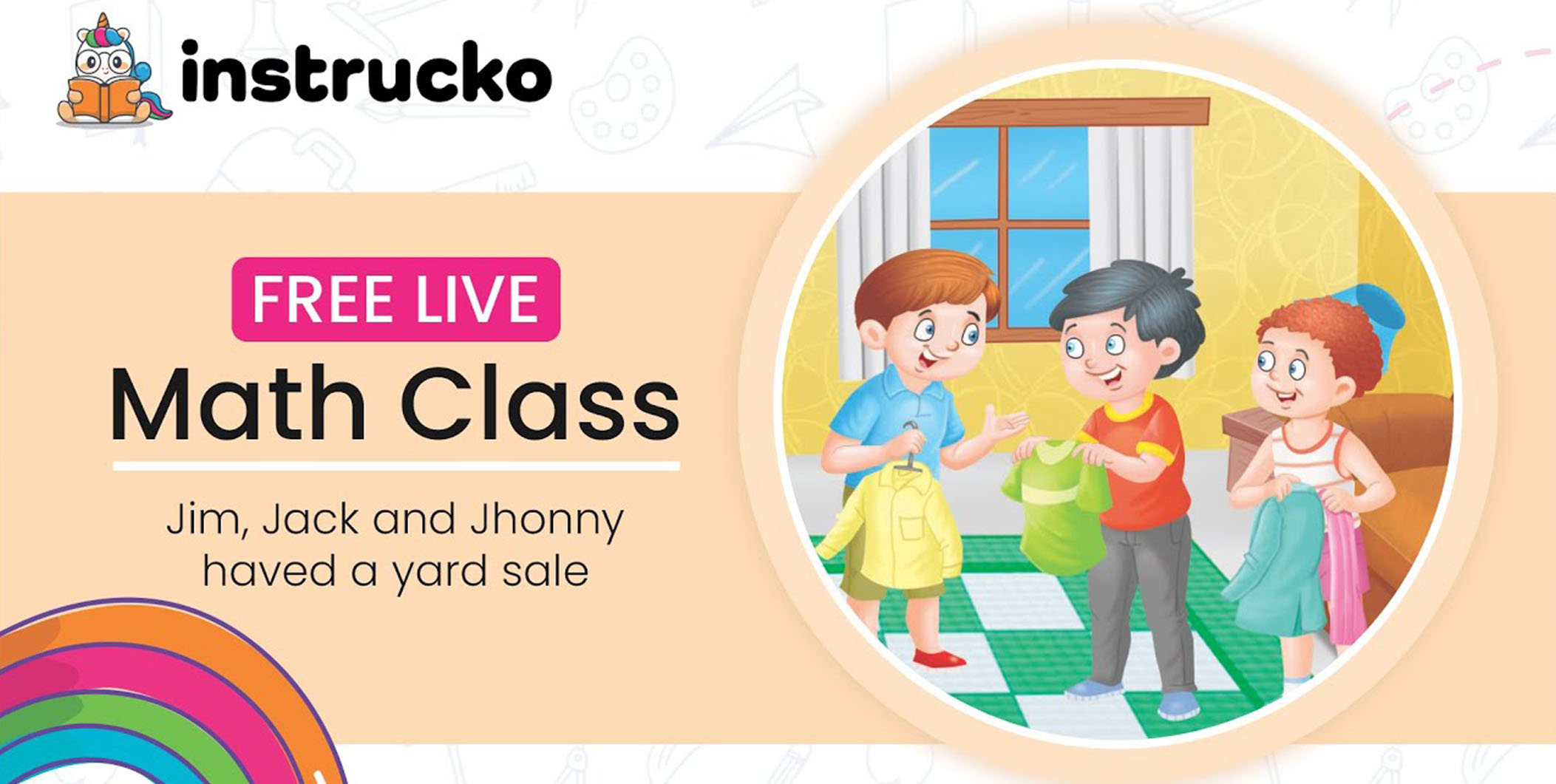 Live Maths class for kids