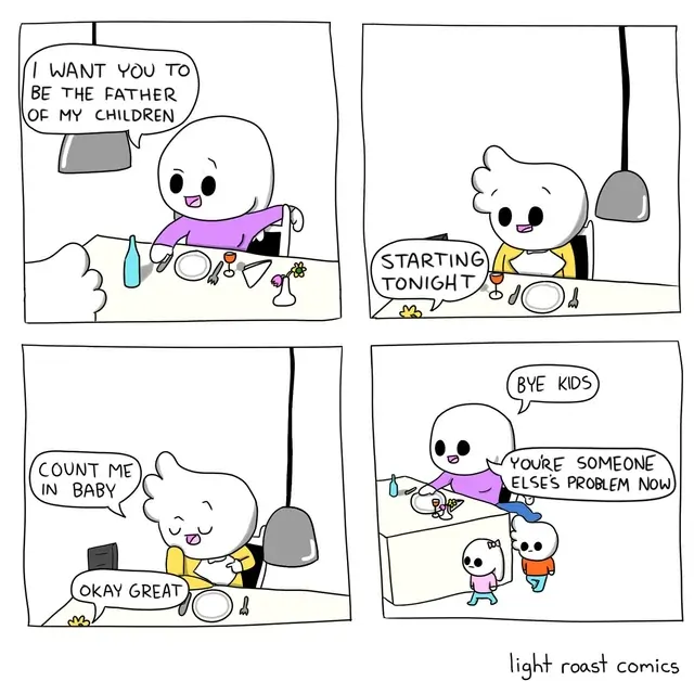 Panel 1: nullPanel 2: nullPanel 3: nullPanel 4: nullThis is the end of the comic.