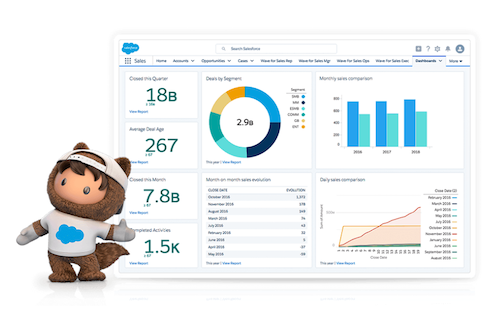 Salesforce CRM Screenshot