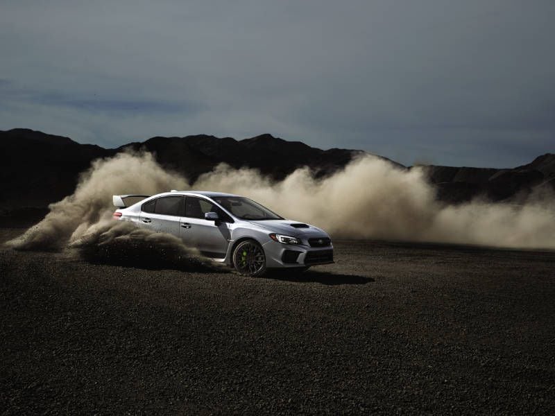 2018 Subaru WRX STI gravel hero ・  Photo by Subaru 