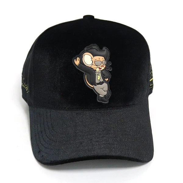 Gorra El Jerry Terciopelo Negro