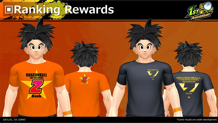 Screenshot of a special t-shirt for people who reach the highest possible rank of Z5.