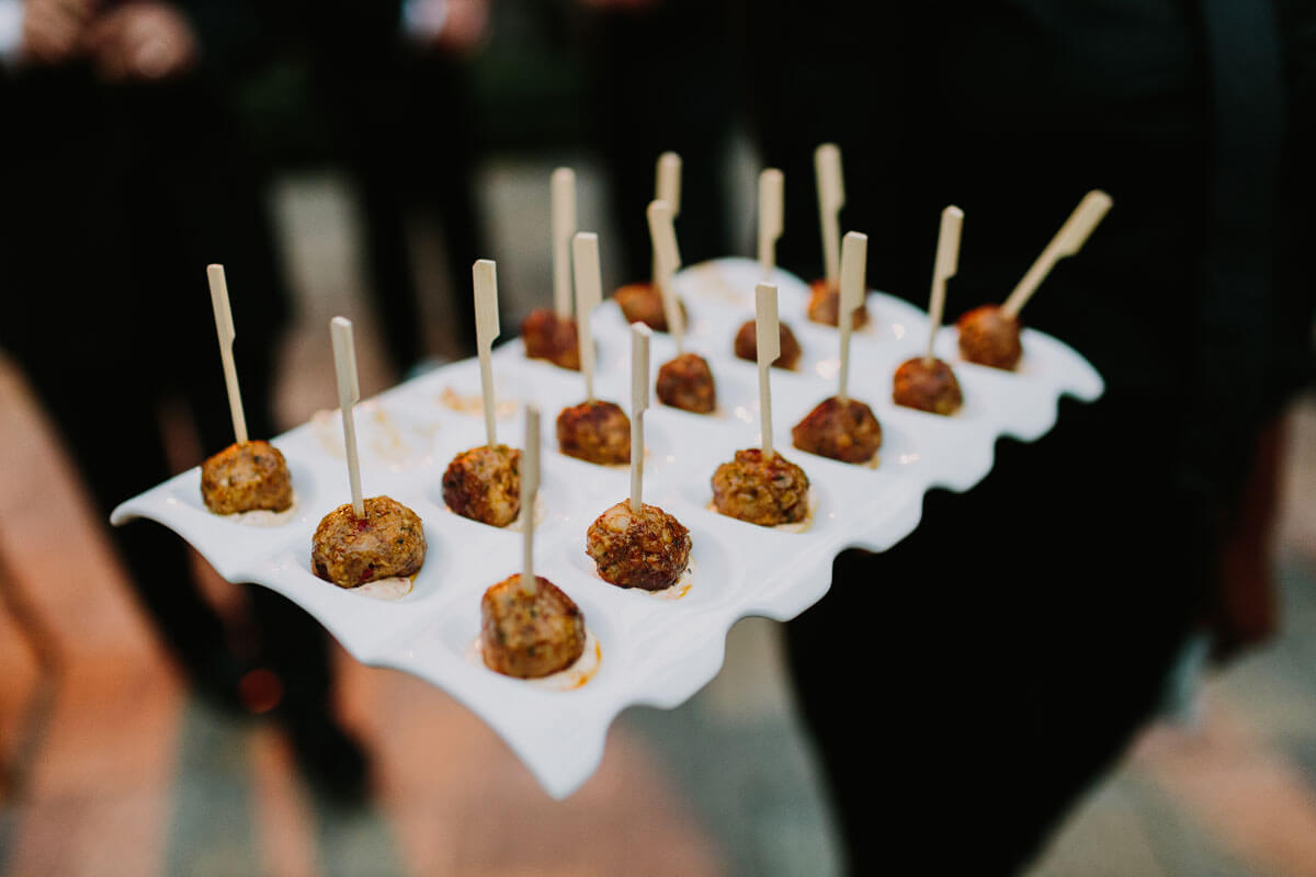 meatballs on a plate