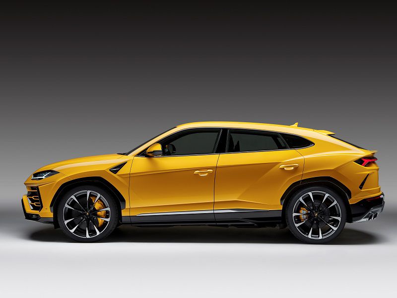 2019 Lamborghini Urus Yellow Side Profile ・  Photo by Lamborghini 