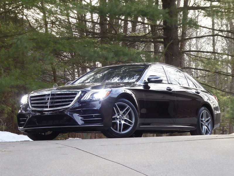 2018 Mercedes Benz S Class Front Quarter RS ・  Photo by Ron Sessions