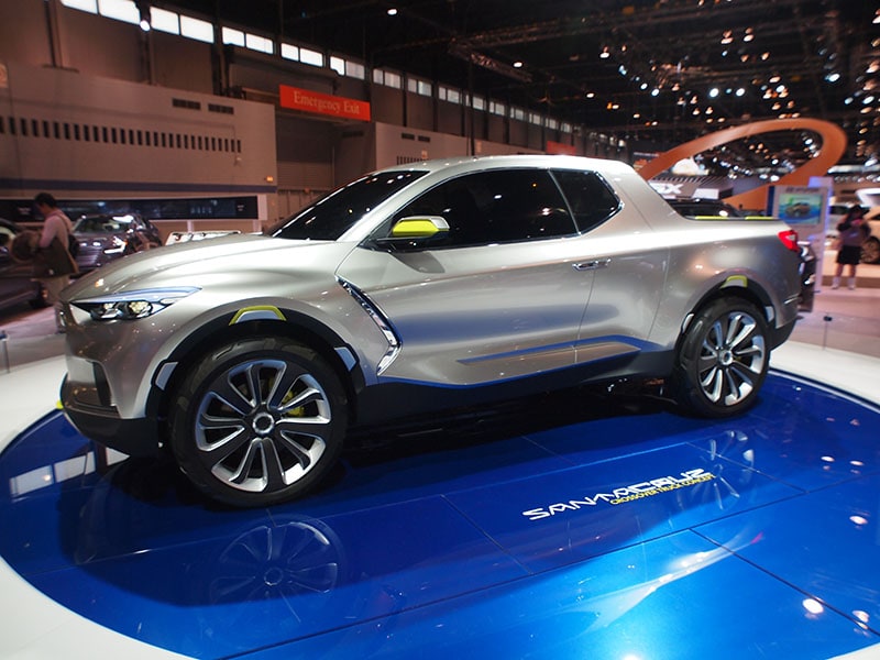 Hyundai Santa Cruz Concept Crossover  at the 2015 Chicago Auto Show ・  Photo by Megan Green