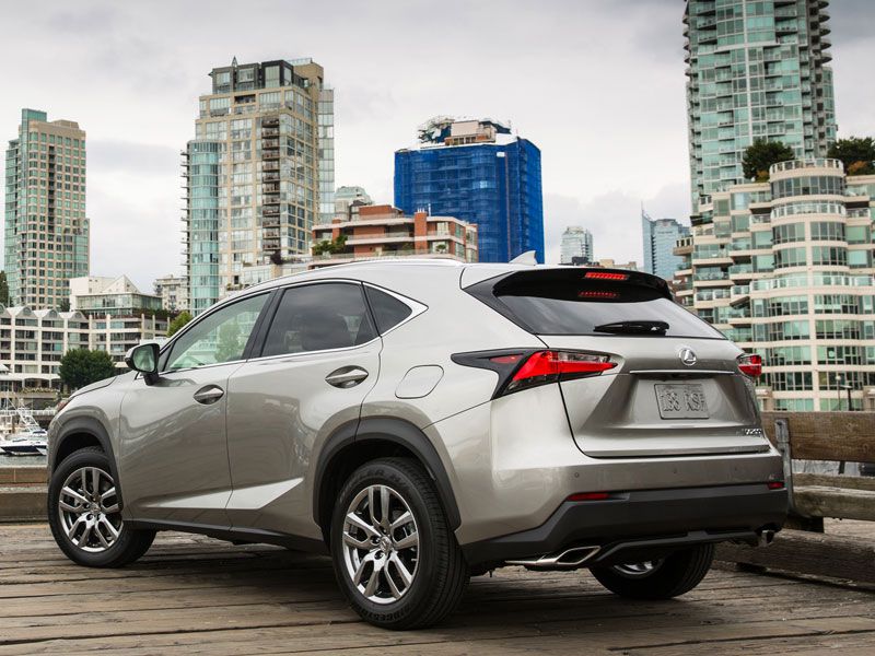 2015 Lexus NX 200t exterior rear angle 