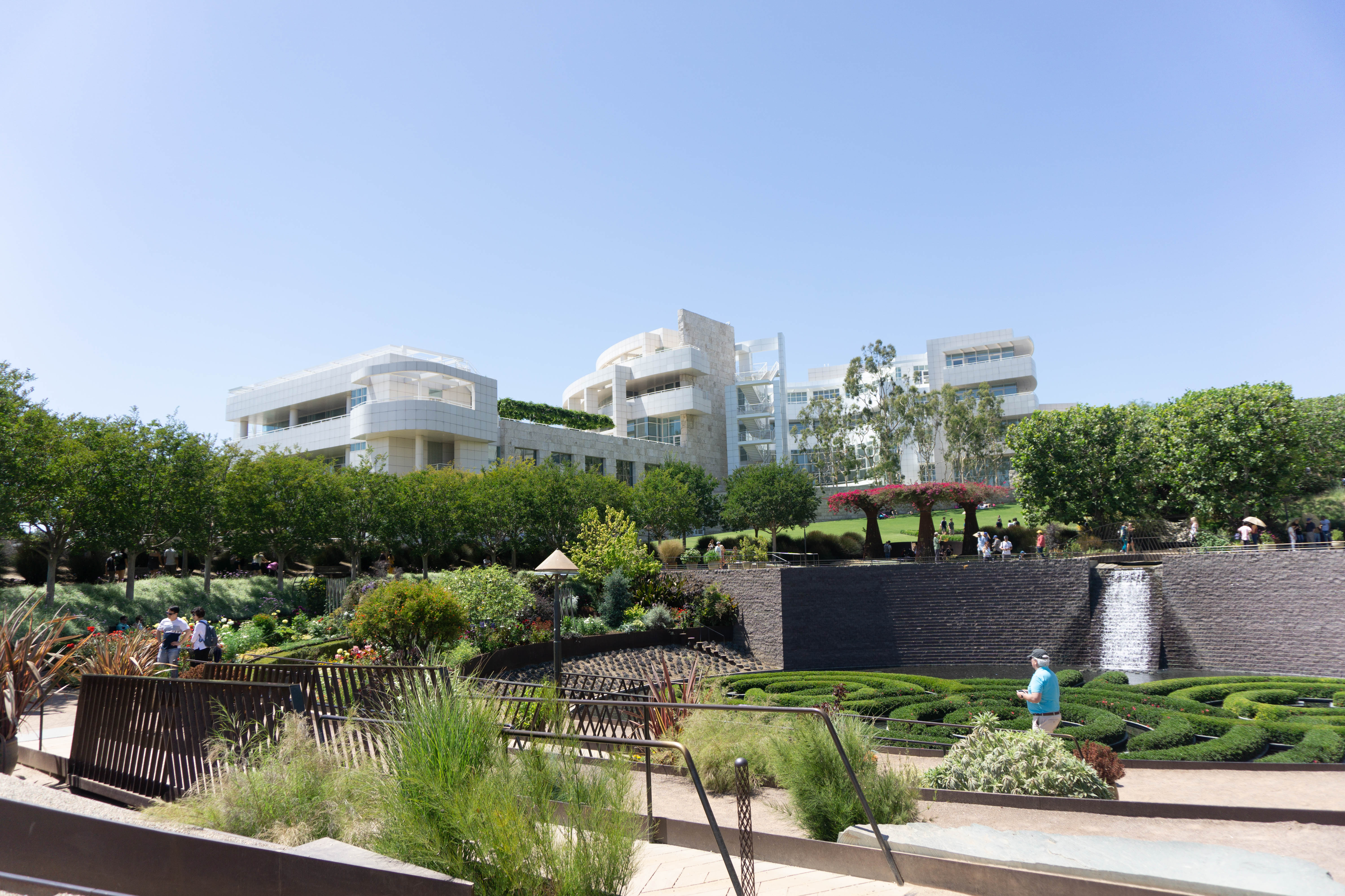 Getty Museum in Los Angeles, California RAW photo