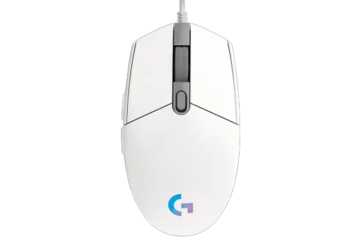 Imagem do produto Mouse Gamer com fio Logitech G203 Lightsync - Branco em Mercado Livre