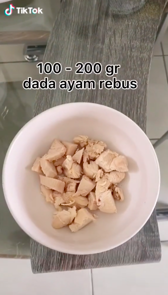 RESEP JUS DADA AYAM ANTI AMIS ALA PRO BCAA