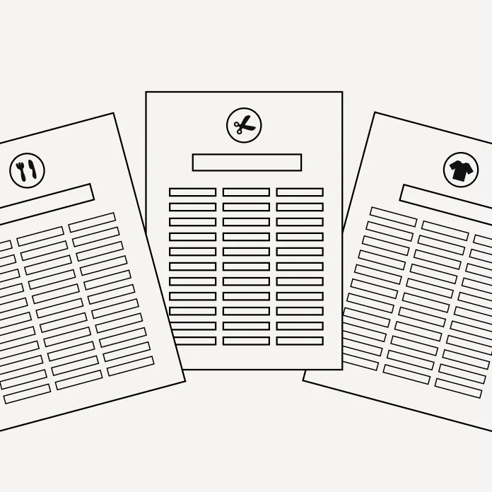 Printable waitlist template