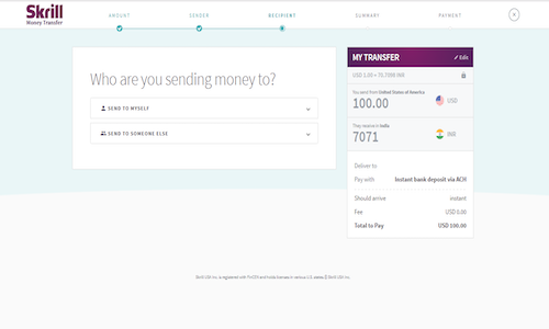 Skrill Screenshot