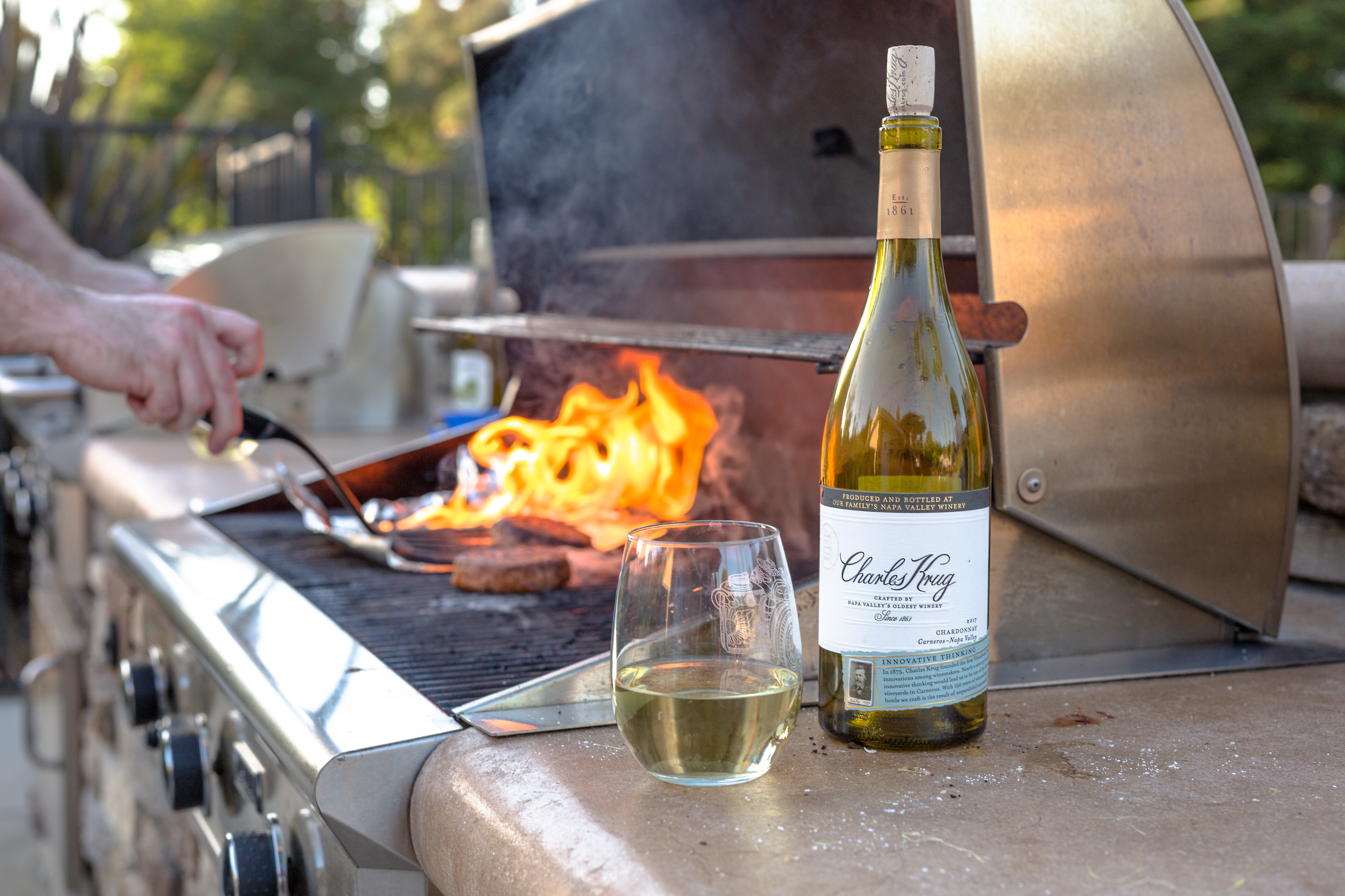 Grilling With The 2017 Chardonnay