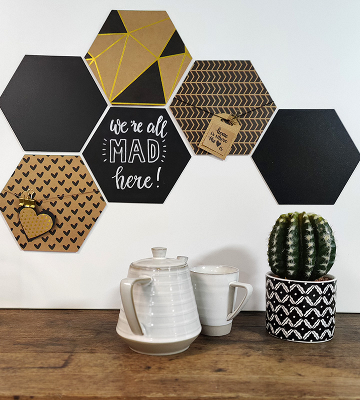 DIY : Décoration murale hexagones - YouDoIt Le Blog