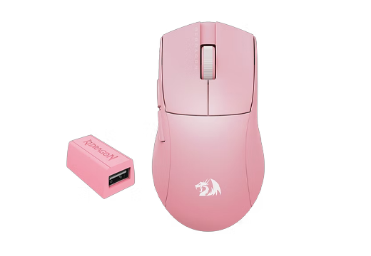 Imagem do produto Mouse Gamer sem fio Redragon King Pro Rosa - M916P-PRO-1K em Mercado Livre
