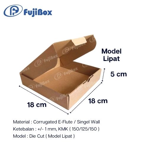 FUJIBOX DUS KARTON | CORRUGATED 18 x 18 x 5 | DUS KOTAK PIZZA MINI