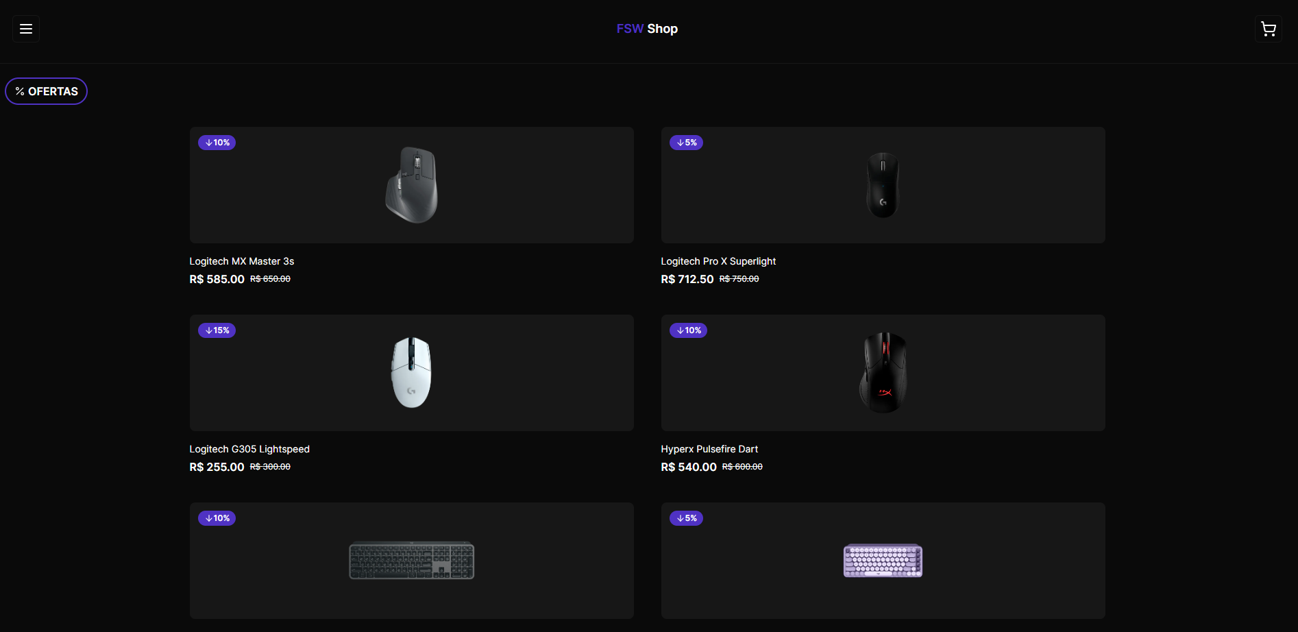 Imagem da Sessão Categoria de Produtos