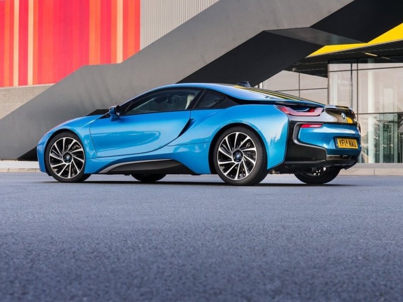 BMW i8 Electric Sports Car and Custom Set of Louis Vuitton