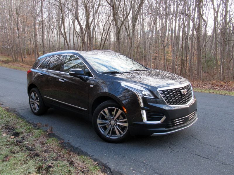 2020 Cadillac XT5 Black Front Three Quarter BH ・  Photo by Brady Holt