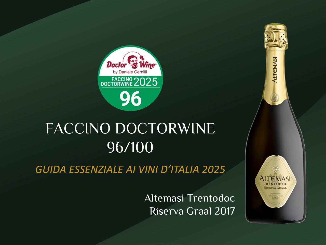 FACCINO DOCTORWINE PER ALTEMASI RISERVA GRAAL 2017