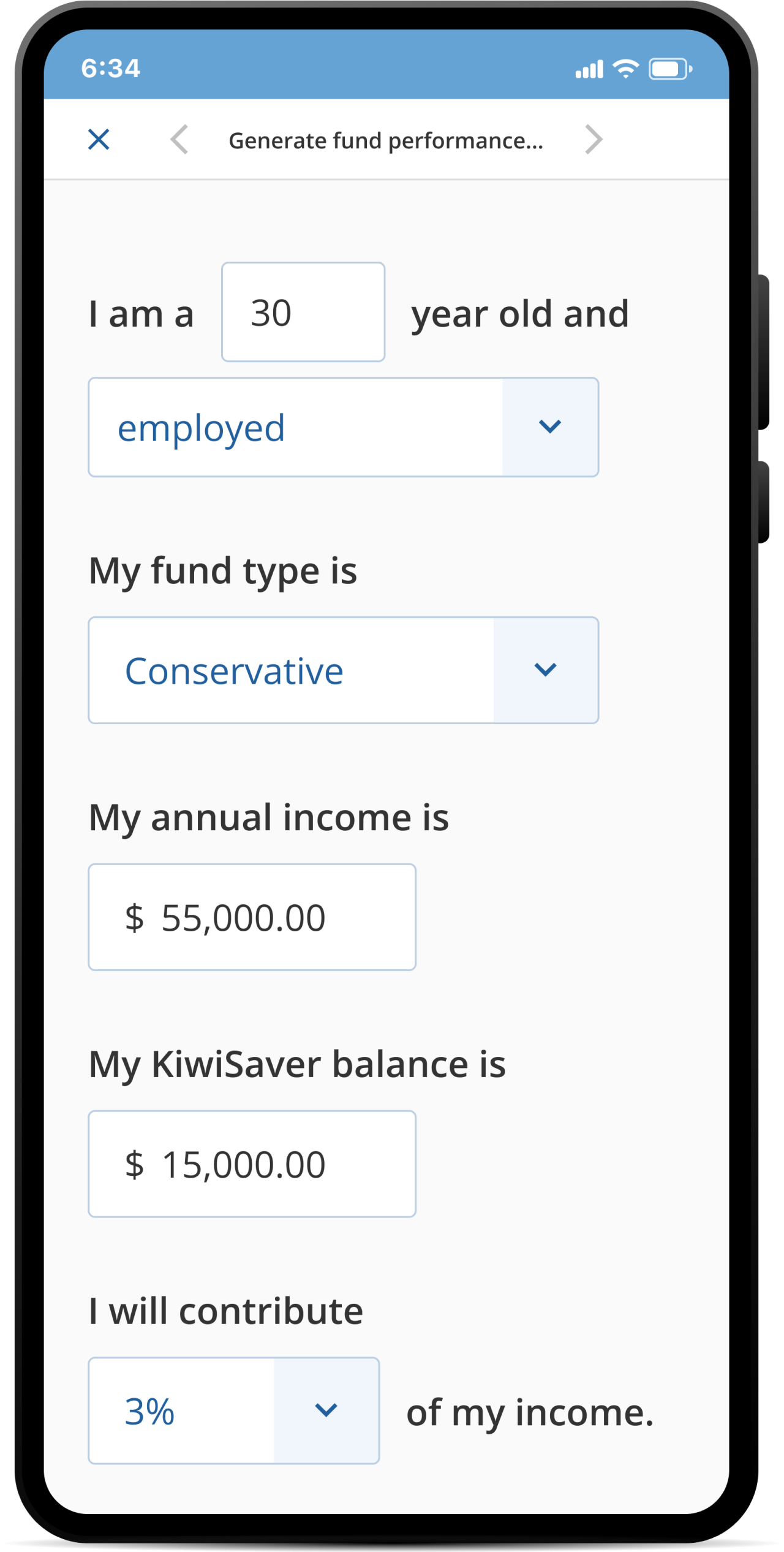 App Launch - KS Calculator Screen