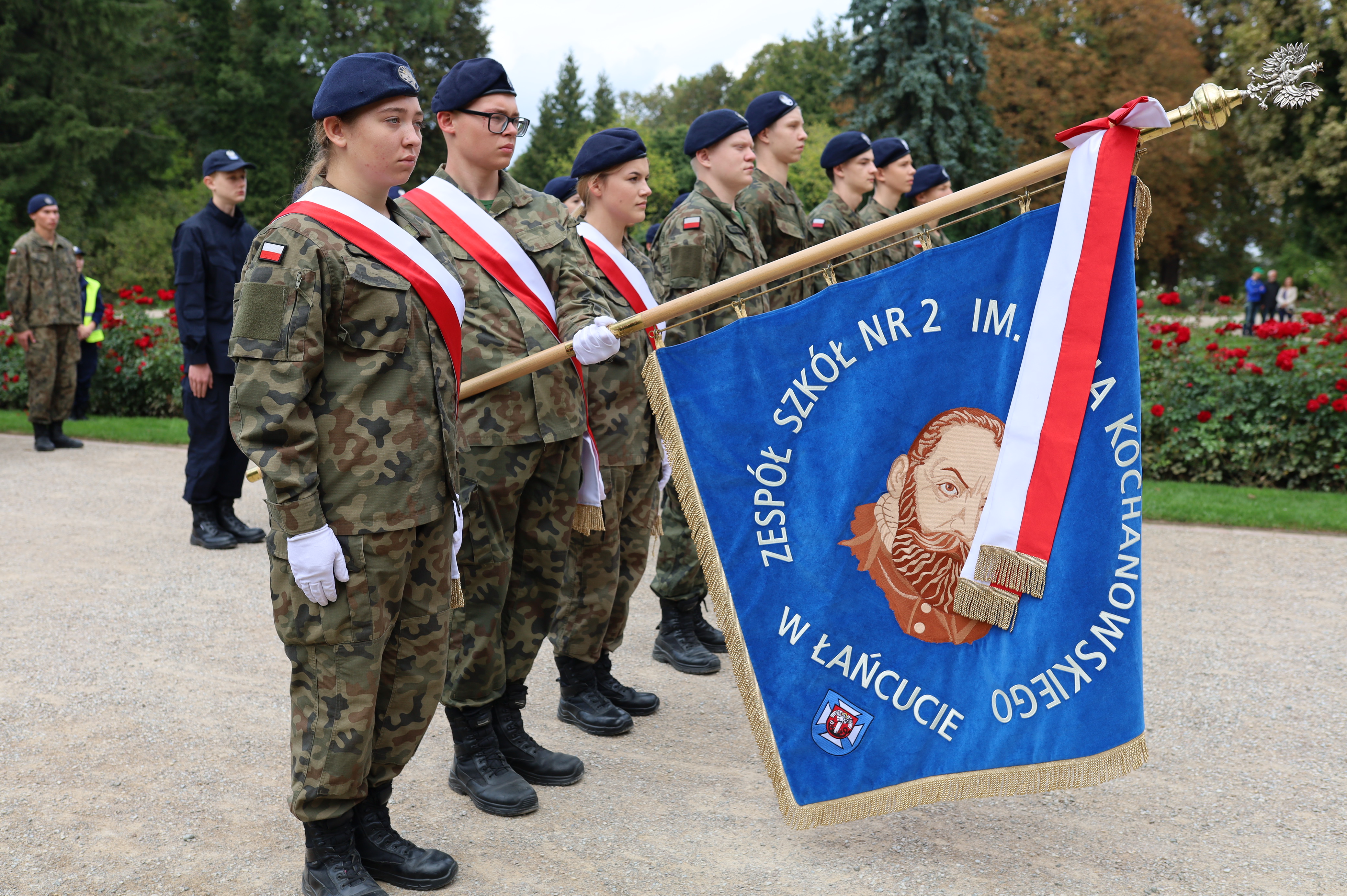 Ślubowanie uczniów klasy mundurowej