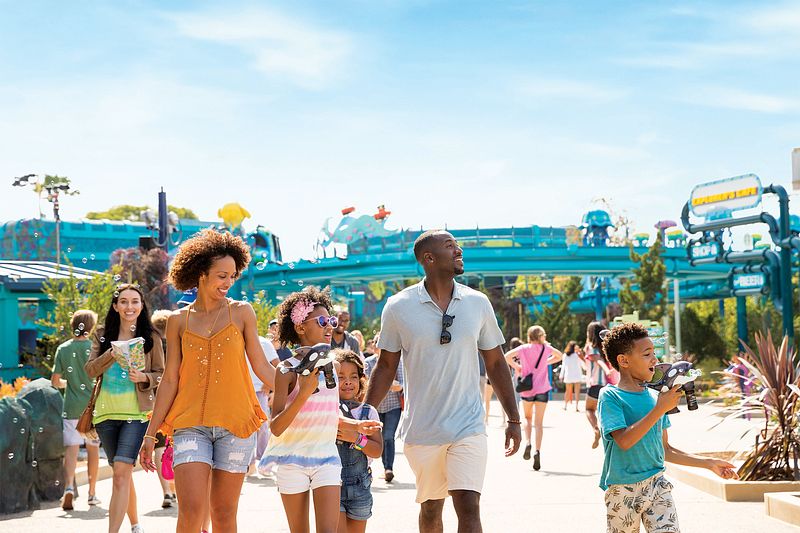 Family at SeaWorld