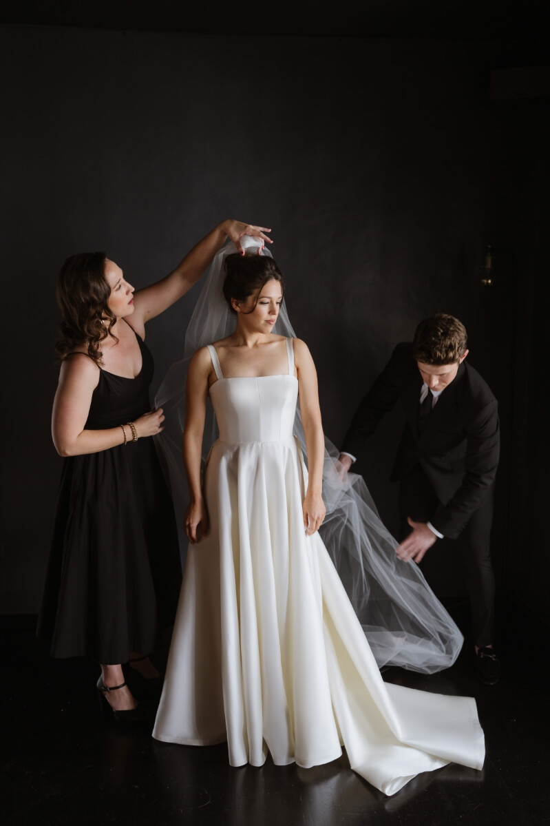 bride getting ready