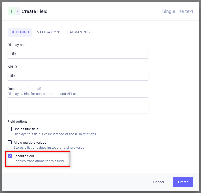 localization in graphcms