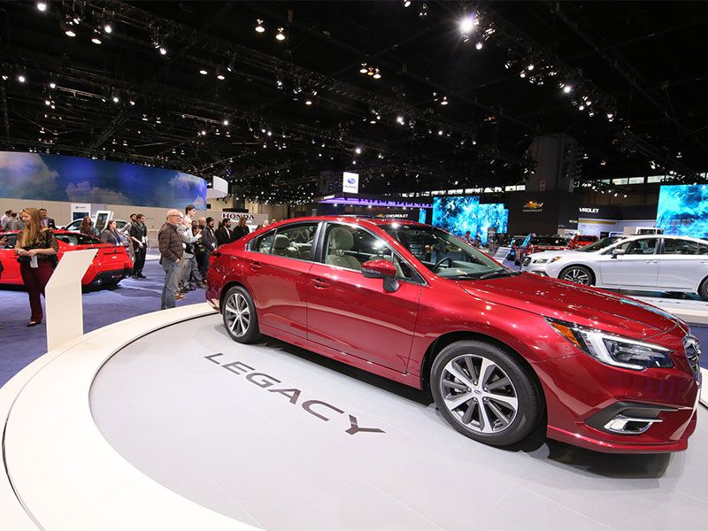 2018 Subaru Legacy booth ・  Photo by Chicago Auto Show