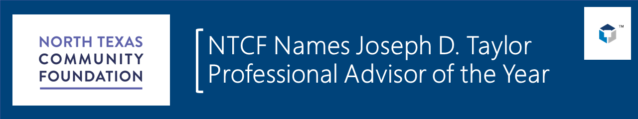 Joe Taylor Named Professional Advisor of the Year by NTCF